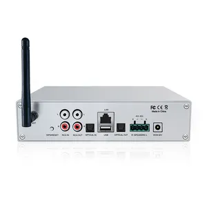 CL-500W amplificador de audio wifi airplay 2,4G 5G LAN óptico 2*100w USB BT5.0 amplificador de potencia profesional