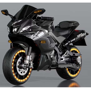 <span class=keywords><strong>Moto</strong></span> électrique à double moteur pour enfants de 4 à 10 ans, avec musique, poignée de guidon, type voiture, télécommande, puissance de conduite - Product Image 4