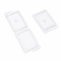 Boîte de rangement transparente en PET pour patchs anti-acné, étui blister personnalisé pour l'esthétique médicale, plateau de protection pour emballage