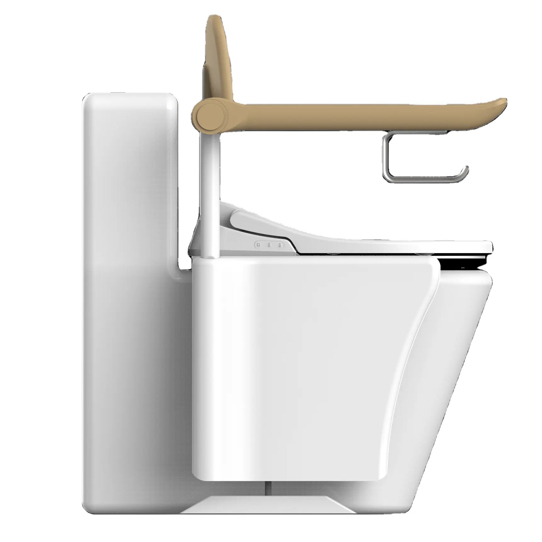 Il più nuovo strumento di assistente alla toilette intelligente per wc per anziani e disabili regolabile verso l'alto aiutante Booster