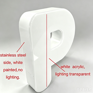 Letras Árabes 3D de Resina Epoxi LED, Letrero Luminoso para Exteriores con Transformador de CA, Resistente al Agua IP65, para Automóviles y Empresas - Product Image 6