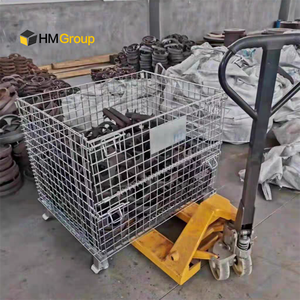 חומר טיפול stackable חם טבל מגולוון תחבורה חוט מתכת רשת כלוב מזרן - Product Image 6