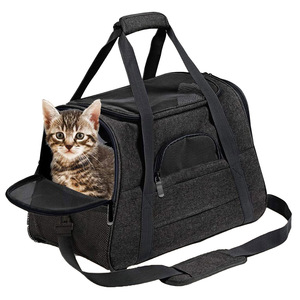 Sac de voyage pour animaux de compagnie de haute qualité sac de chat approuvé par la compagnie aérienne durable sac de chien Cages pour animaux de compagnie transporteur pour les transporteurs d'animaux de compagnie de voyage - Product Image 1