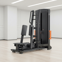 Équipement de fitness professionnel pour salle de sport - Chaise romaine en acier pour musculation, banc d'extension dorsale avec fonction de sécurité, utilisable comme machine à poussée de hanche