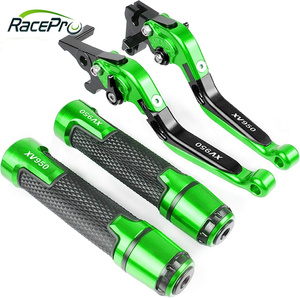 Juego de palancas de motocicleta RACEPRO, palancas de embrague de freno plegables ajustables para motocicleta, empuñaduras de manillar para <span class=keywords><strong>Yamaha</strong></span> <span class=keywords><strong>XV</strong></span> <span class=keywords><strong>950</strong></span> XV950 Racer - Product Image 6