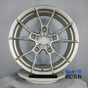 RCSR Llantas Forjadas Escalonadas Personalizadas de 18-22 Pulgadas, 5 Birlos, Multirradio, Aleación Dorado Champán para Coches Deportivos USDM y Proyectos Tuner - Product Image 2