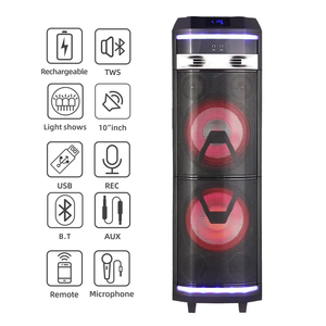 Mifa — boîte à lumière flamme 1000W, haut-parleur Portable, étanche, 2x10 pouces, éclairage <span class=keywords><strong>de</strong></span> karaoké BT - Product Image 2