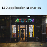 RGB Desplazamiento programable a todo color P2.5 Pantalla de matriz de señal de mensaje móvil LED para exteriores de