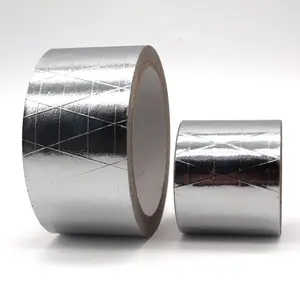 2023 Reinforced Aluminum Foil Duct Adhesive Tape Sealing Joints Seaming Against Moisture Leak-Proof Waterproof Seal SliverTape