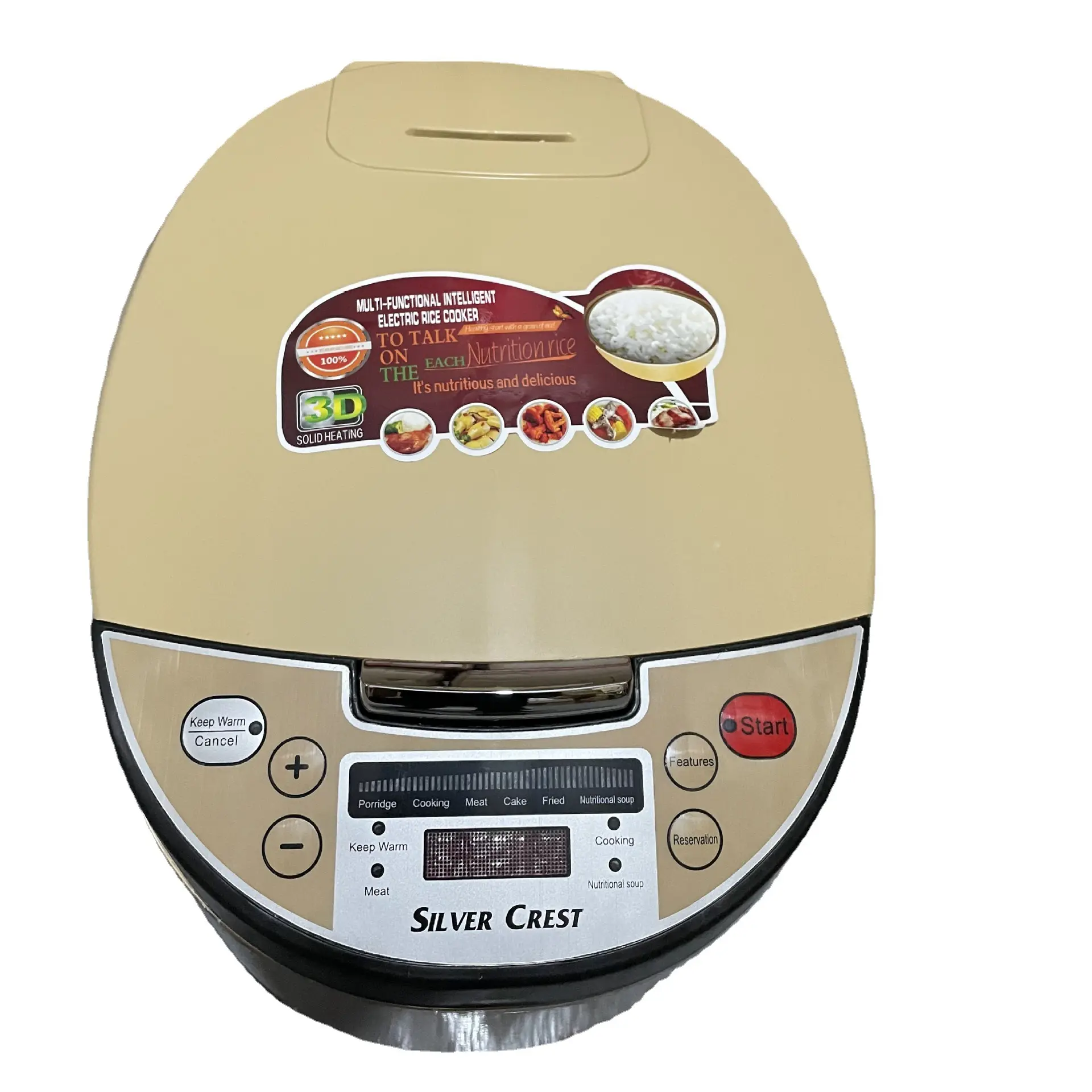 Kitchen Appliances Silver crest 5L food steamer grains cake yogurt electric rice cooker with 24 hours delay timer