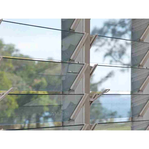 Fenêtres à persiennes en verre transparent amovibles en aluminium AMJ avec verre de haute qualité - Product Image 1