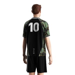 Camiseta de Entrenamiento de Fútbol con Cuello Polo en V, Tejido de Secado Rápido y Detalles Personalizables para Ejercicios de Práctica - Product Image 4