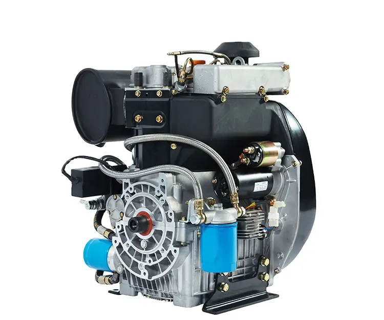 Replacement Vtwin Small Diesel Marine Engine With Gearbox-997CC
