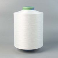 Fil texturé en polyester 150D 100% DTY - Écologique pour la teinture et le tissage en gants, gants de protection du travail, gants d'étiquette