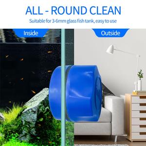 Mini <span class=keywords><strong>Aquarium</strong></span> brosse magnétique verre flottant algues grattoir courbe verre nettoyant épurateur outil <span class=keywords><strong>aquarium</strong></span> verre nettoyage aimant outil - Product Image 4
