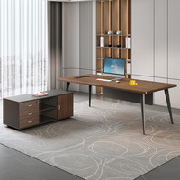 Table de bureau de médecin de forme conique luxueuse de qualité supérieure Table de réunion de bureau