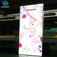Impression UV Soft Film Light Box Store Fixture Backlit Frameless Lightbox Fabricant