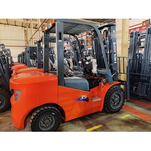 <span class=keywords><strong>Chariot</strong></span> élévateur diesel HELI CPCD35 d'origine usine, capacité 3500 kg, avec déplaceur latéral et positionneur de fourches - Product Image 3