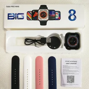 T900promax nhà máy trực tiếp Vòng đeo tay thông minh đồng hồ cho <span class=keywords><strong>Bluetooth</strong></span> cuộc gọi Heart Rate máu áp lực oxy sức khỏe Pedometer <span class=keywords><strong>Android</strong></span> - Product Image 2