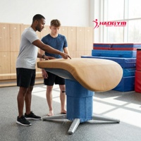 Table de saut professionnelle HAOGYM pour hommes et filles, équipement de gymnastique, tapis de gymnastique réglable pour saut en hauteur