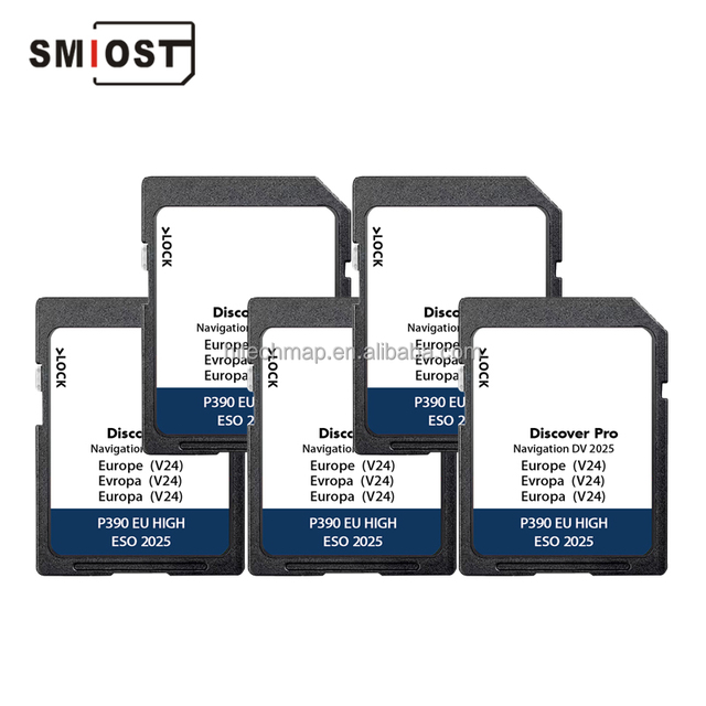 SMIOST SD Car Sat Nav Navigation CID Card Navig Memorial GPS for VW DV V24 64GB E Golf Tiguan Europe