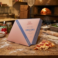 Boîte d'emballage alimentaire triangulaire de luxe au design élégant et personnalisé pour gâteaux, sandwichs, tartes, destinée aux magasins d'alimentation et aux pizzerias