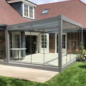Case in vetro piatto per veranda Solarium personalizzate di alto livello camera da giardino garantita case in vetro per veranda in lega di alluminio - Product Image 5