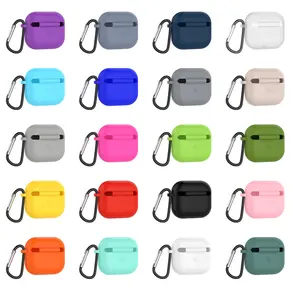 Tai nghe Phụ kiện tai nghe không dây Silicone cho Apple air pod 3 Bìa airpods3 trường hợp