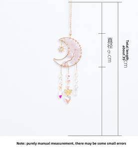 Les carillons éoliens faits à la main en cristal naturel de décoration de la maison directe d'usine peuvent être personnalisés - Product Image 5