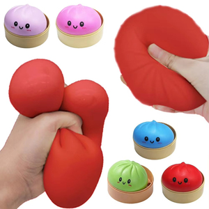 Juguete Blandito de Dumpling al Vapor con Caja Vaporera, Juguete Antiestrés de Rebote, Pelota Sensorial para Aliviar el Estrés para Adultos - Product Image 5