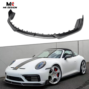 สปอยเลอร์ขอบคางกันชนหน้าสำหรับ PORSCHE <span class=keywords><strong>911</strong></span> 992 <span class=keywords><strong>Carrera</strong></span> <span class=keywords><strong>S</strong></span> <span class=keywords><strong>2019</strong></span> + ที่มีคุณภาพสูงคาร์บอนไฟเบอร์แท้ - Product Image 1