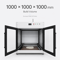 Imprimante 3D industrielle grand format Protolink3D, encastrée, 1000x1000x1000mm, charge de plateforme 60KG, cabinet en alliage d'aluminium rigide, garantie 1 an