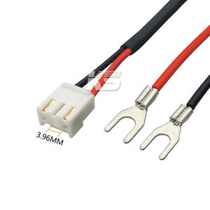JST VH 3.96mm 3pin Electronic Wire Harness Fork <b>Terminal</b> Female Connector Cable Assembly - Product Image 1