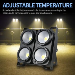Bán buôn 4*100W COB blinder Ánh sáng 4 mắt ấm trắng & lạnh trắng COB mệnh ánh sáng DMX512 cho sân khấu Nhà Hát buổi hòa nhạc khán giả đèn - Product Image 2