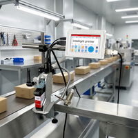 Imprimante thermique à bande rapide Tij avec encre à solvant pour impression automatique sur carton et sacs plastiques sur 5 lignes