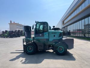 Carretilla elevadora diésel todoterreno de <span class=keywords><strong>3</strong></span>,5 toneladas: bloqueo de diferencial 4WD y espacio libre para terrenos altos - Product Image 6