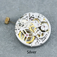 Mouvement Automatique Super Peacock SL 4802 Squelette de Remplacement Kit Mouvement SL-4802 Réparation Machine 4130