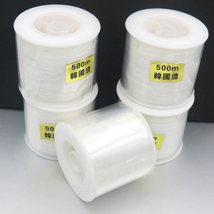 White Flat Elastic <b>Thread</b> 500m <b>Beading</b> Jewelry Making DIY Supplies - Product Image 4