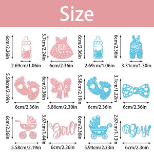 Nuovo ragazzo ragazza di un <span class=keywords><strong>anno</strong></span> tema di compleanno torta di cottura bandiera festa Glitter carta torta Toppers decorazione - Product Image 3