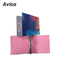 Carpeta de Anillas de Cartón para Oficina de 3 Pulgadas, Carpeta Multicapa de Colores, Organizador de Documentos y Recibos, Carpeta de 3 Anillas