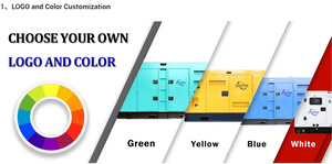 Générateur diesel super silencieux 50KVA 60KVA 80KVA 100KVA 120KVA Générateur diesel 100kw insonorisé Ats Télécommande 200KVA 160KW - Product Image 6