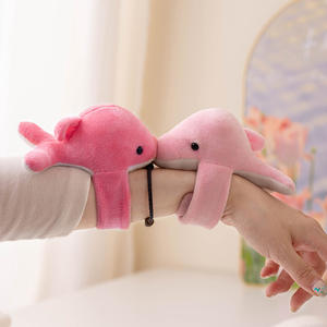 Porte-clés en peluche super doux personnalisable en forme de <span class=keywords><strong>dauphin</strong></span> de haute qualité, accessoires de sac, adorables petits animaux en peluche pour aquarium - Product Image 5