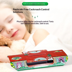 Trampa para <span class=keywords><strong>Cucarachas</strong></span> <span class=keywords><strong>de</strong></span> Comercio Exterior con Adhesivo Fuerte 19x9cm Roja, Elimina <span class=keywords><strong>Cucarachas</strong></span> en Interiores, Uso en Cocina - Product Image 3