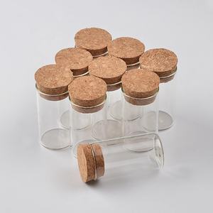 Tube personnalisé pré-emballé, tube roulé de 118 mm, tube en verre transparent avec bouchon en <span class=keywords><strong>liège</strong></span> - Product Image 4