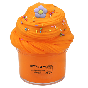 Butter Peach Slime for Kids Soft Playdough in Bulk Cloud Mud Fluffy Puff Gum Ramen Cotton Mud Educational Cheap for Boys Girls - Product Image 4