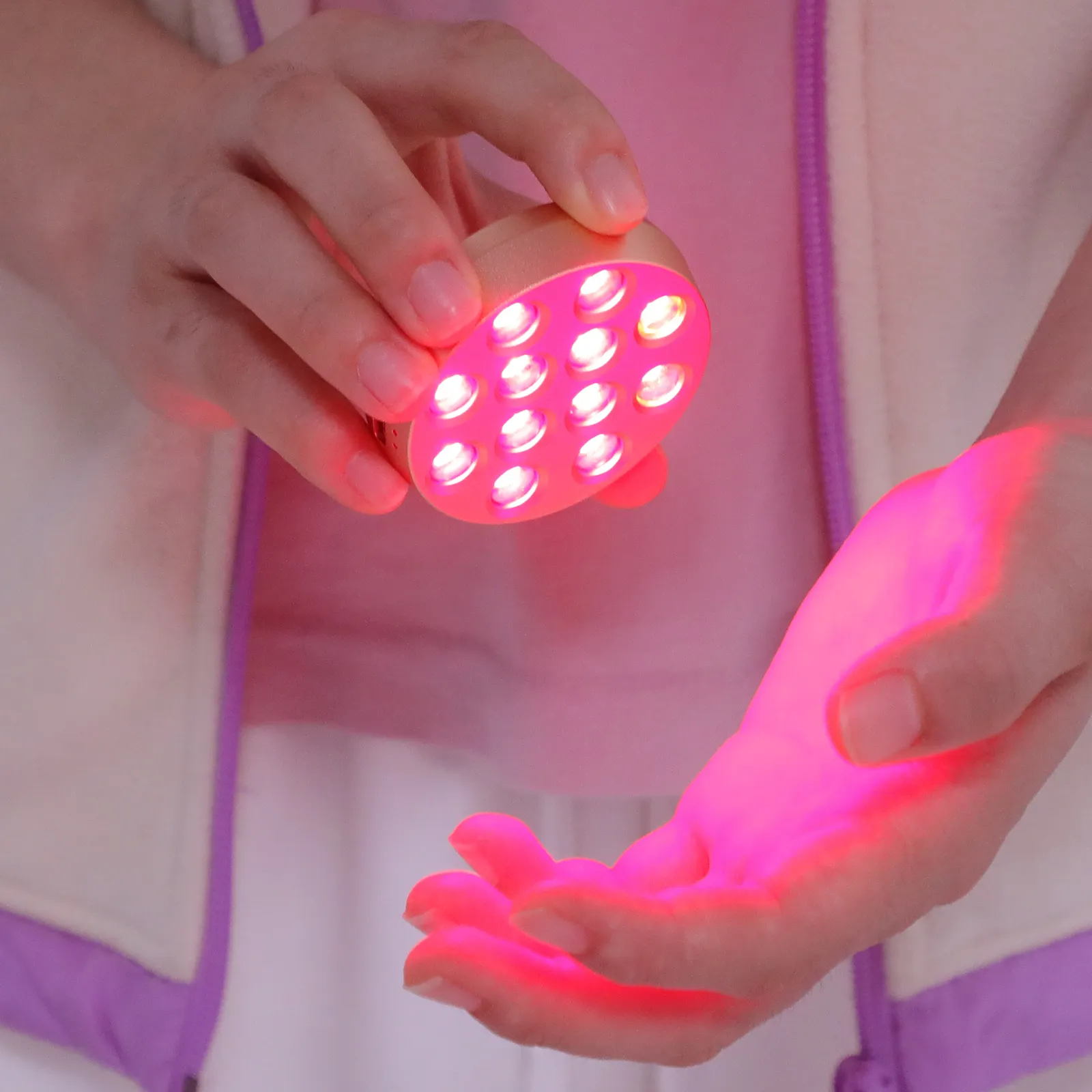 Kinreen 660nm 850nm Hand-LED-Therapie gerät Rechteck Tragbare Rotlicht therapie Gesicht und Körper