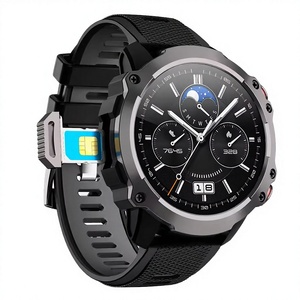 Montre connectée sportive Android B5 avec écran AMOLED de 1,53 pouce, batterie de 800 mAh, appels Bluetooth, Wi-Fi, carte SIM 4G, moniteur de fréquence cardiaque, suivi du sommeil, boussole, caméra, IP67 - Product Image 3
