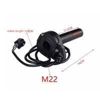 Acelerador Eléctrico para Bicicleta Light Bee, Acelerador Triangular para Motocicleta Sur Ron Dirt Bike con Cable de Conversión Sm de 3 Pines
