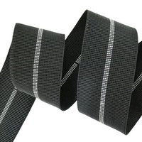 Ceinture de canapé élastique noire de 65mm, ruban en caoutchouc pour accessoires de meubles 170B