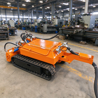 Robot de dragage de canalisations minces avec brosse rotative pour le nettoyage des réseaux d'égouts municipaux